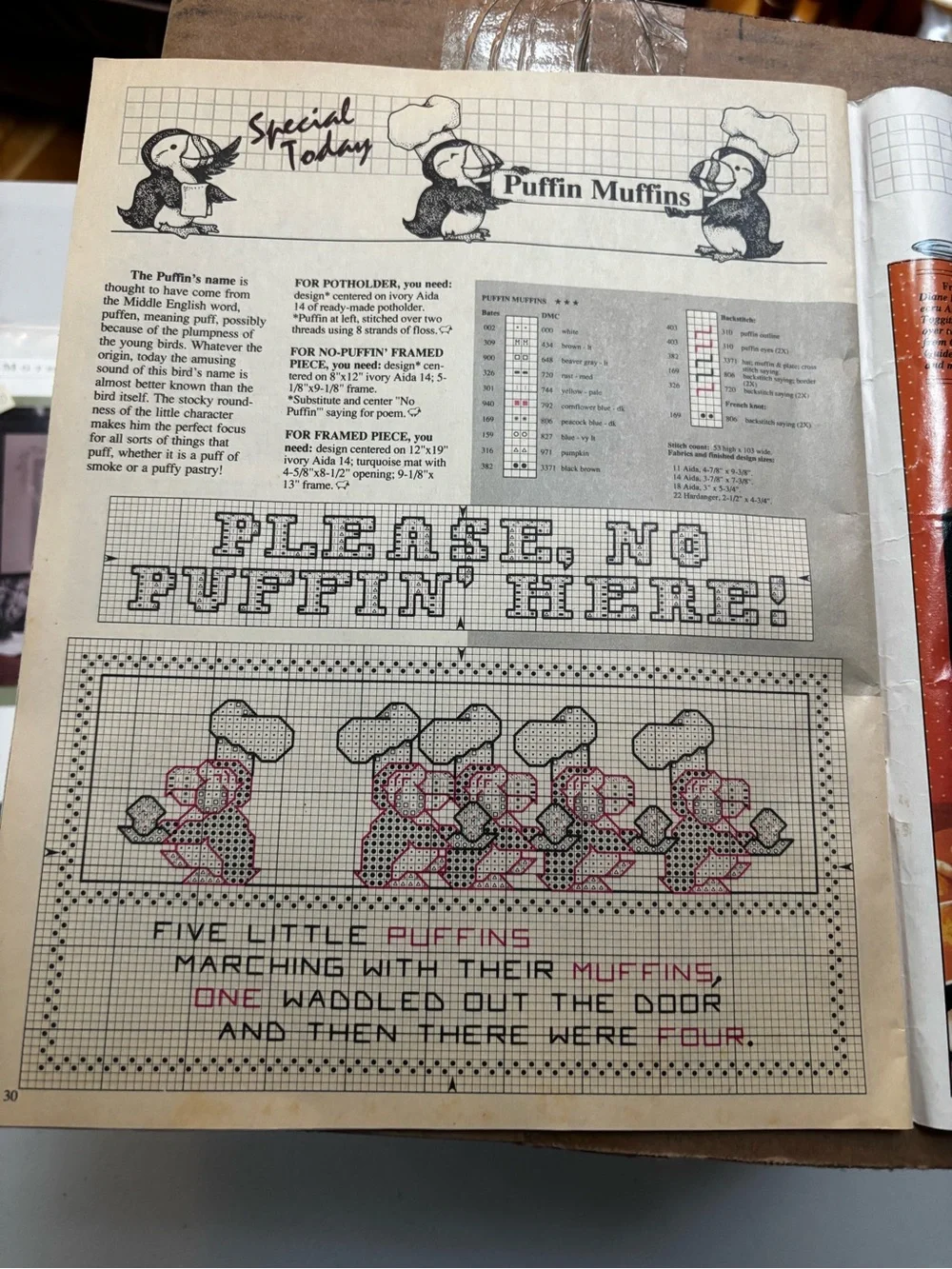 Vintage Cross Stitch & Country Crafts Jan/Feb 87
